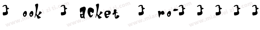 Book Jacket Pro字体转换